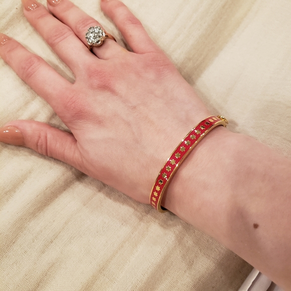 Halcyon Days hinged Bangle - Picture 3 of 4